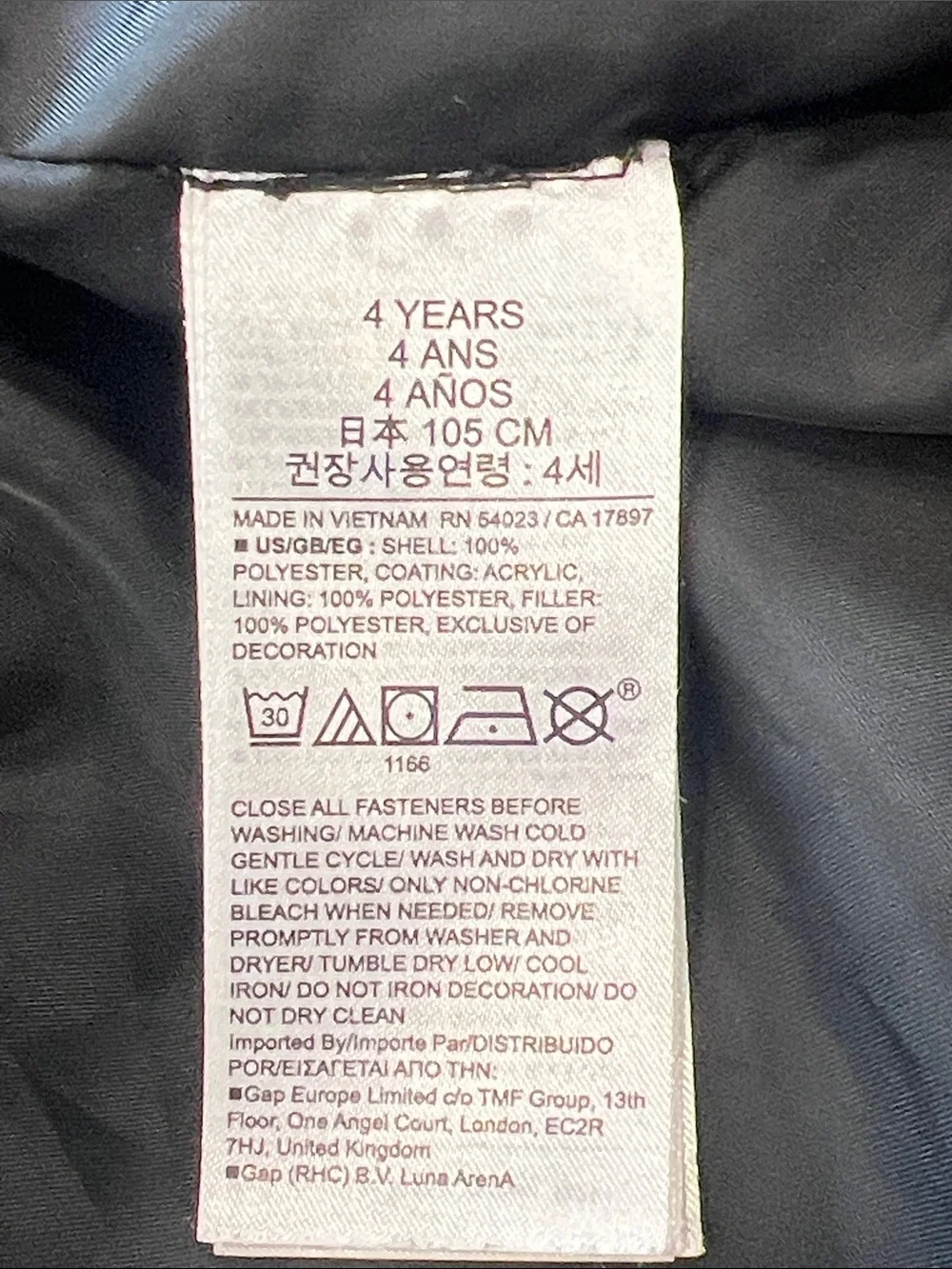 Babygap Coldcontrol Puffer Vest